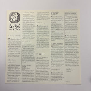 10,000 Maniacs ‎– Blind Man's Zoo LP mit OIS und Beiblatt (NM)
