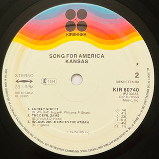 Kansas ‎– Song For America LP mit OIS (NM)