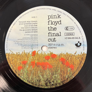 Pink Floyd – The Final Cut LP (NM)