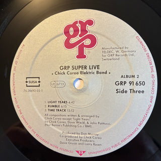 Dave Grusin / Lee Ritenour / Chick Corea / Diane Schuur / Tom Scott ‎– GRP Super Live Doppel LP (NM)