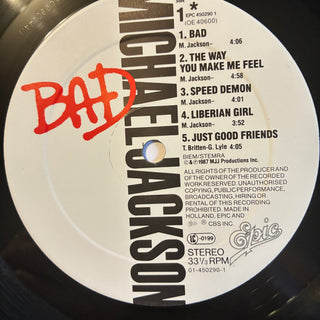 Michael Jackson ‎– Bad LP mit OIS (NM)