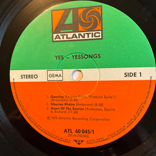 Yes – Yessongs 3 LPs (VG+)