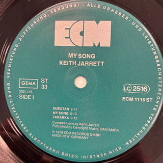Keith Jarrett ‎– My Song LP (NM)