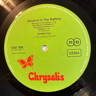 Jethro Tull – Minstrel In The Gallery LP (NM)