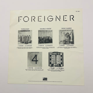 Foreigner ‎– Agent Provocateur LP mit OIS mit Beiblatt (VG+)