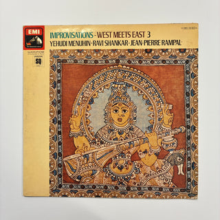Yehudi Menuhin · Ravi Shankar · Jean-Pierre Rampal ‎– Improvisations - West Meets East 3 LP (NM)