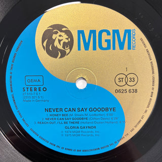 Gloria Gaynor ‎– Never Can Say Goodbye LP (VG+)