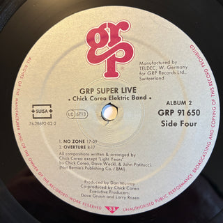 Dave Grusin / Lee Ritenour / Chick Corea / Diane Schuur / Tom Scott ‎– GRP Super Live Doppel LP (NM)