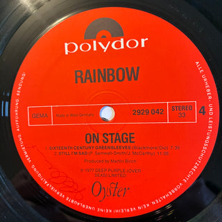 Rainbow – On Stage Doppel LP mit OIS (NM)