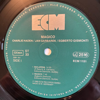 Charlie Haden, Jan Garbarek, Egberto Gismonti ‎– Magico LP (NM)