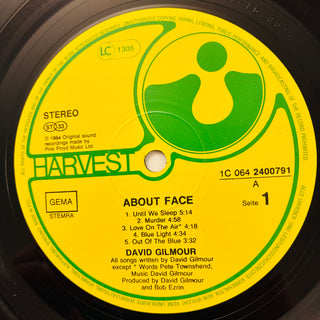 David Gilmour ‎– About Face LP mit OIS (NM)