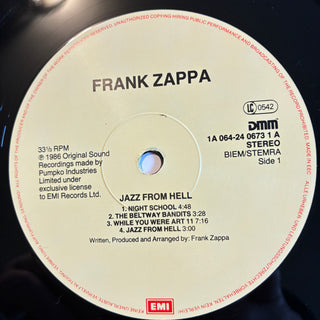 Frank Zappa – Jazz From Hell LP (NM)