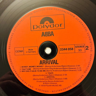 ABBA ‎– Arrival LP mit Beiblatt (VG+) - schallplattenparadis