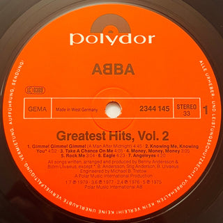 ABBA ‎– Greatest Hits Vol. 2 LP (VG+) - schallplattenparadis