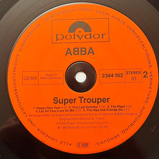 ABBA ‎– Super Trouper LP mit OIS (VG+) - schallplattenparadis