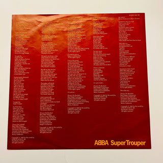 ABBA ‎– Super Trouper LP mit OIS (VG+) - schallplattenparadis