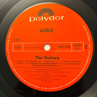 ABBA ‎– The Visitors LP mit OIS (VG+) - schallplattenparadis