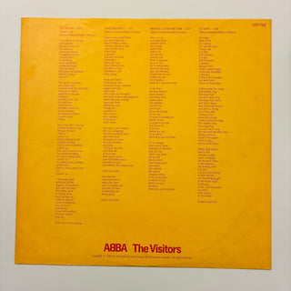ABBA ‎– The Visitors LP mit OIS (VG+) - schallplattenparadis