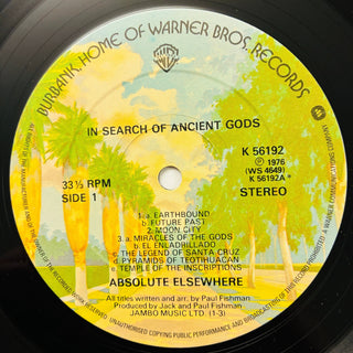 Absolute Elsewhere ‎– In Search Of Ancient Gods LP (NM) - schallplattenparadis