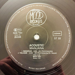 Acoustic, Werner Pommerenke, Willi Geyer, Bernd Dietrich ‎– Manjana LP mit OIS (NM) - schallplattenparadis