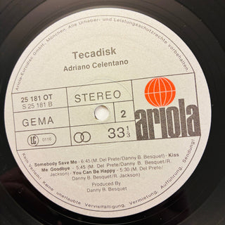 Adriano Celentano ‎– Tecadisk LP (NM) - schallplattenparadis