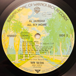 Al Jarreau – All Fly Home LP (VG+) - schallplattenparadis