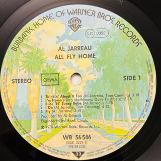 Al Jarreau – All Fly Home LP (VG+) - schallplattenparadis