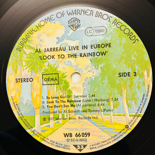 Al Jarreau – Look To The Rainbow - Live - Recorded In Europe Doppel LP (VG+) - schallplattenparadis