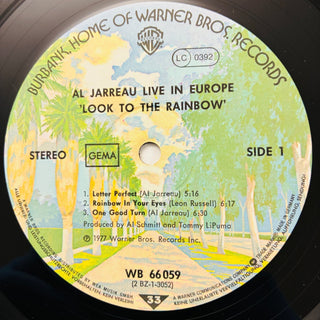 Al Jarreau – Look To The Rainbow - Live - Recorded In Europe Doppel LP (VG+) - schallplattenparadis