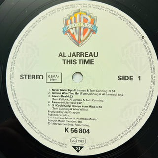Al Jarreau ‎– This Time LP mit OIS (NM) - schallplattenparadis