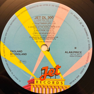 Alan Price – England My England LP mit OIS (NM) - schallplattenparadis