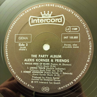 Alexis Korner ‎– The Party Album Doppel LP (NM) - schallplattenparadis