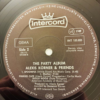 Alexis Korner ‎– The Party Album Doppel LP (NM) - schallplattenparadis