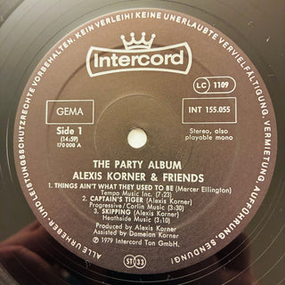 Alexis Korner ‎– The Party Album Doppel LP (NM) - schallplattenparadis