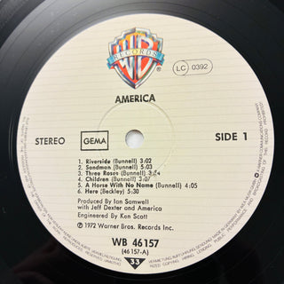 America – America LP (NM) - schallplattenparadis