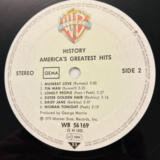 America – History - America's Greatest Hits LP mit OIS (NM) - schallplattenparadis
