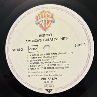 America – History - America's Greatest Hits LP mit OIS (NM) - schallplattenparadis