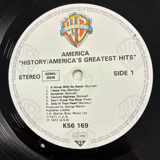 America ‎– History - America's Greatest Hits LP mit OIS (NM) - schallplattenparadis
