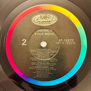 America ‎– Your Move LP (VG+) - schallplattenparadis
