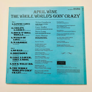 April Wine ‎– The Whole World's Goin' Crazy LP (NM) - schallplattenparadis