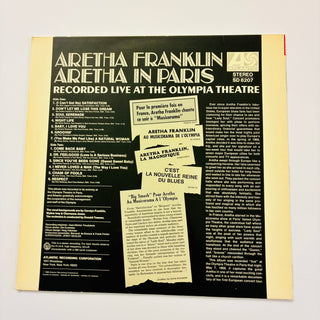 Aretha Franklin – Aretha In Paris LP (NM) - schallplattenparadis