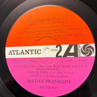 Aretha Franklin – Aretha In Paris LP (NM) - schallplattenparadis