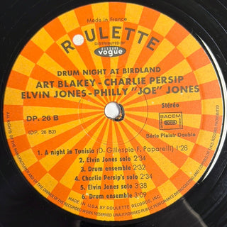 Art Blakey, 'Philly' Joe Jones, Charlie Persip, Elvin Jones ‎– Drum Night At Birdland Doppel LP (NM) - schallplattenparadis