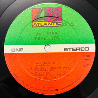 Art Webb ‎– Love Eyes LP (NM) - schallplattenparadis