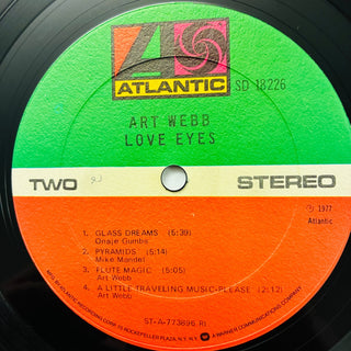 Art Webb ‎– Love Eyes LP (NM) - schallplattenparadis