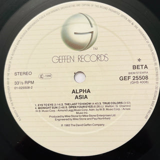 Asia ‎– Alpha LP mit OIS (NM) - schallplattenparadis