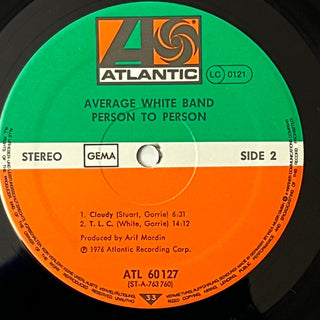 Average White Band ‎– Person To Person Doppel LP (VG+) - schallplattenparadis