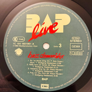 BAP – Live - Bess Demnähx Doppel LP mit Booklet (NM) - schallplattenparadis