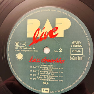 BAP – Live - Bess Demnähx Doppel LP mit Booklet (NM) - schallplattenparadis