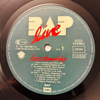 BAP – Live - Bess Demnähx Doppel LP mit Booklet (NM) - schallplattenparadis